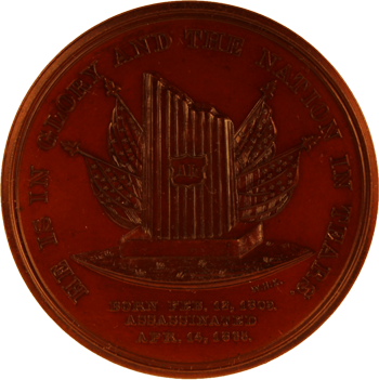 Lincoln funeral medal